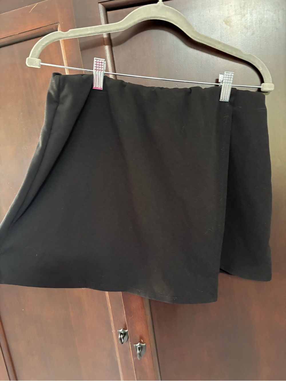 Black  Mini Skort